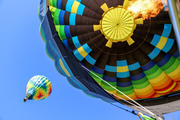 hot air balloons