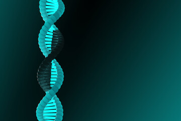 3D illustration of new reversible CRISPR method that can control gene expression while leaving underlying DNA sequence unchanged by switching on and off