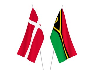 Republic of Vanuatu and Denmark flags