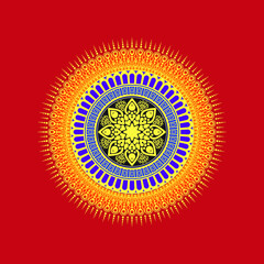 luxury modern mandala design 
