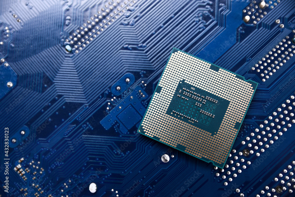 Poster circuit board. technology background. central computer processors cpu concept. motherboard digital c