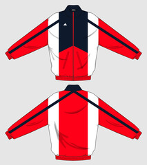 retro vintage windbreaker hoodie jacket template © Ronillo