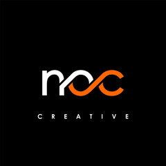 NOC Letter Initial Logo Design Template Vector Illustration © makrufi