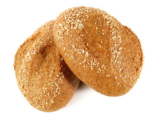 Spelt Bread Rolls on white Background - Isolated