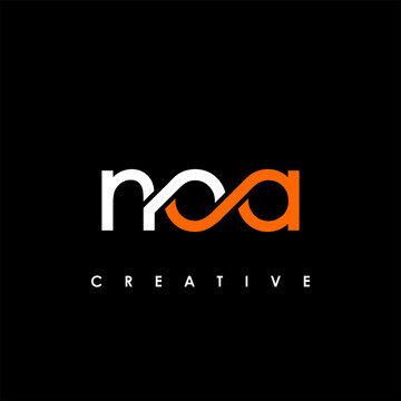 NOA Letter Initial Logo Design Template Vector Illustration