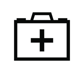 Obraz premium Medical suitcase icon