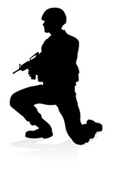 Soldier High Quality Silhouette