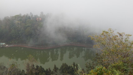 fog over the river