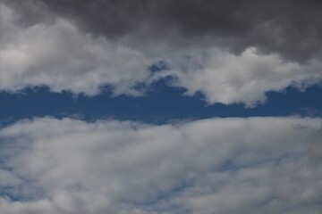blue sky with clouds