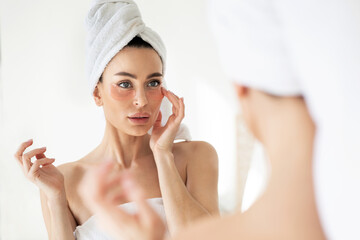 Modern cosmetics and spa day at home. Care of natural beauty and sensitive skin