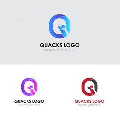 Abstract logo design, Modern Q Letter logo Design For Your Company and Brand