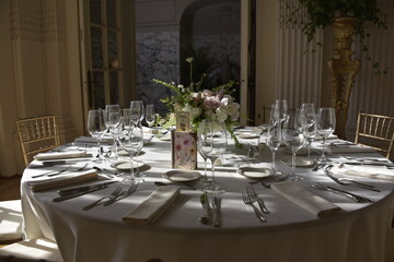 table setting for wedding