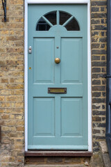 Classic house door in England