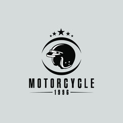 helmet logo vector illustration