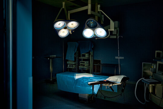 Creepy operating room in the hospital 