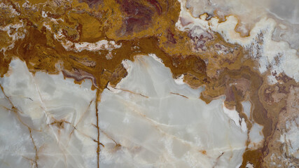 Brown white abstract marble granite natural stone texture background