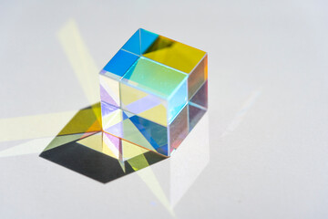 Prism cube, color split, optics 