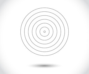 Concentric circle elements. Element for graphic web design, Template for print, textile, wrapping, decoration, vector illustration