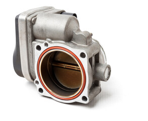 car part engine throttle valve opened by the gas pedal to supply more air to the engine. spare...