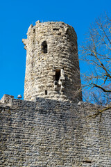 Obraz premium Bergfried der Burg Krautheim