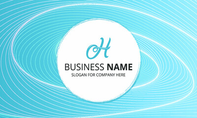 Blue and White Swirl Business Background
