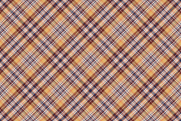 Seamless pattern of scottish tartan plaid. Repeatable background with check fabric texture. Vector backdrop striped textile print.