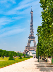 Eiffel Tower and Field of Mars, Paris, France