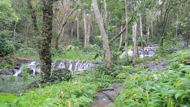 	
Waterfall in Namtok Samlan National Park.