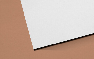 Clean Paper Prespective Logo Mockup