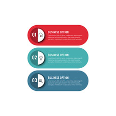 vector illustration Infographic design template with icons. can be used for workflow layout, diagram, annual report, web design.
