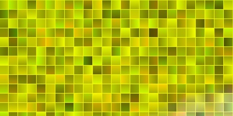 Light Green, Yellow vector texture in rectangular style.