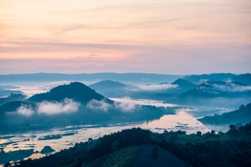 Landscape from the top of mountain