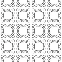 Geometric vector pattern with Black and white colors. abstract ornament for wallpapers and backgrounds.