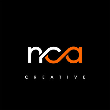 NCA Letter Initial Logo Design Template Vector Illustration