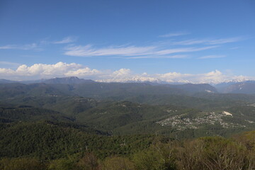 landscape with clouds