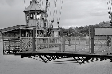 Newport Transporter Bridge, constructed in 1902 crosses the River Usk in Newport and is a grade 1...