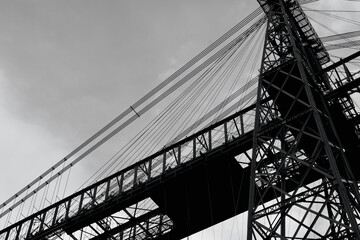 Newport Transporter Bridge, constructed in 1902 crosses the River Usk in Newport and is a grade 1...