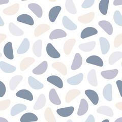 Vector seamless pattern - colorful delicate design. Repeatable abstract minimalistic background. Textile print, stylish texture