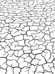  Background from cracks, scratches, chips.  Structure of ground cracks vector background