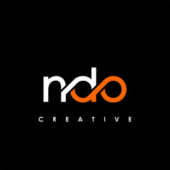 NDO Letter Initial Logo Design Template Vector Illustration