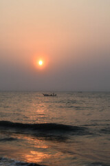 Sunrise near the beach