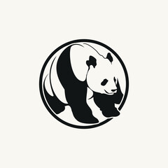panda icon vector design