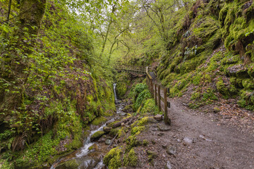 Dollar Glen in the Scottish Highlands