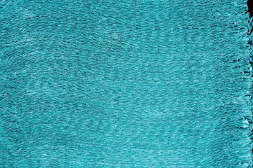 Fragment of stack end of disposable paper towels close-up