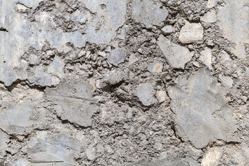 Background of the old rough uneven concrete wall