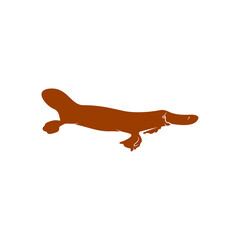 Platypus design vector illustration, Creative Platypus logo design concept template, symbols icons