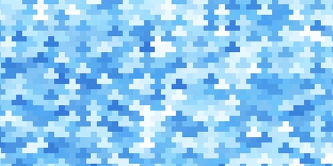 Light BLUE vector texture in rectangular style.