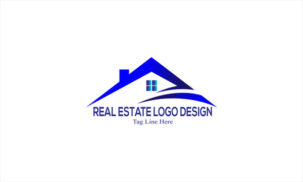 Real Estate Logo  Creative and Ilegant illustration design
