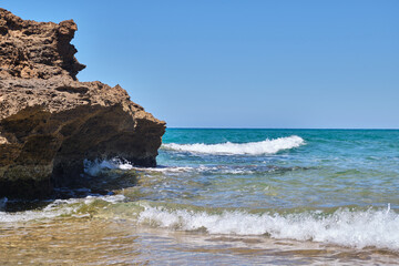 Beach of Scivu, Arbus, west coast Sardinia, Italy