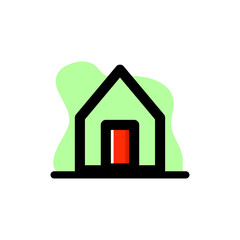 Home Vector Icon Conceptual Vector Illustration Design